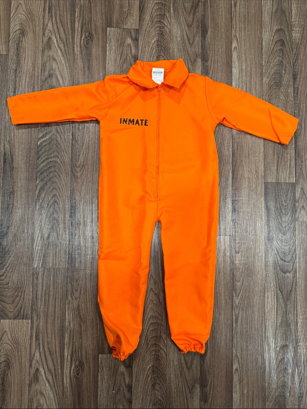 3T Orange 'Inmate' Kids One-Piece Halloween Jumpsuit